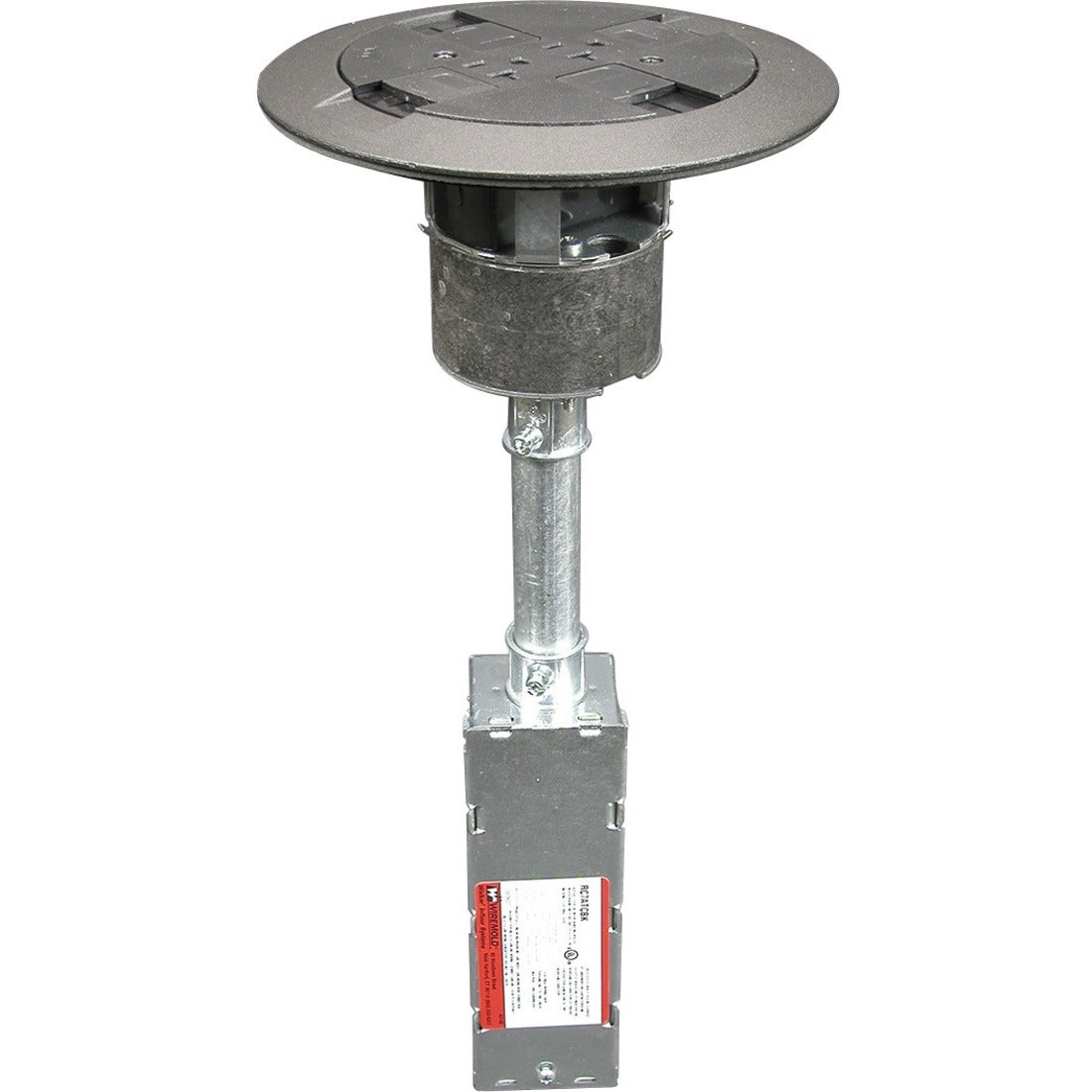 Legrand Wiremold RC7 Multi-Service Poke-Thru Assembly, All Brass