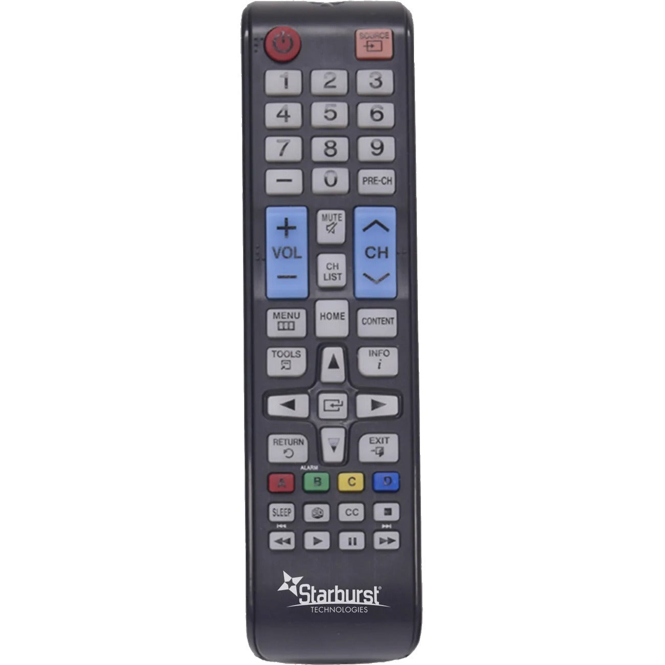 PDi Starburst Samsung Compatible Anti Microbial TV Remote With Back Light Glow Keys