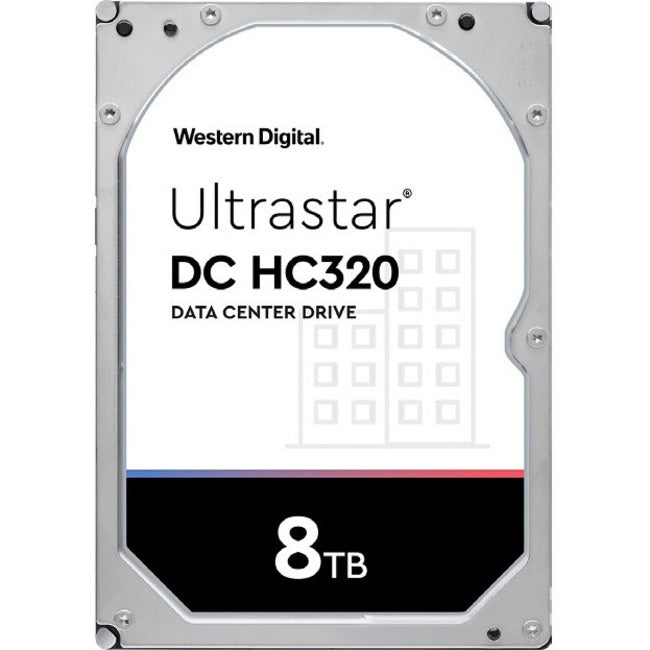 Western WD Ultrastar DC HC320 HUS728T8TALE6L4 8 TB Hard Drive - 3.5" Internal - SATA (SATA/600) - Conventional Magnetic Recording (CMR) Method