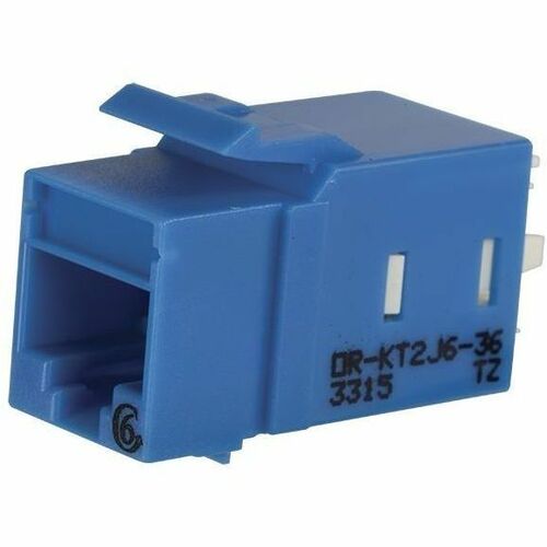 LEGRAND Ortronics Keystone Cat6 Jack Blue, 25pk, Female, KT2J625-36