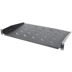 IC Intellinet 19" Cantilever Shelf, 1U, Shelf Depth 350mm, Vented, Black