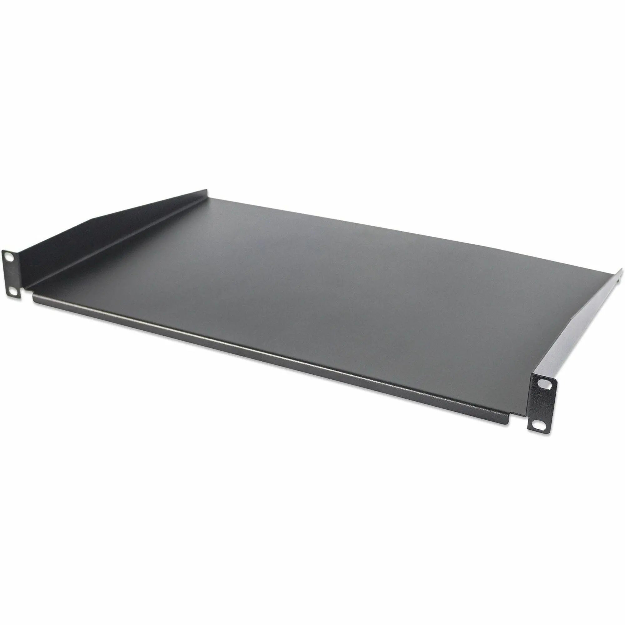 IC Intellinet 19" Cantilever Shelf, 1U, Shelf Depth 350mm, Non-Vented, Black
