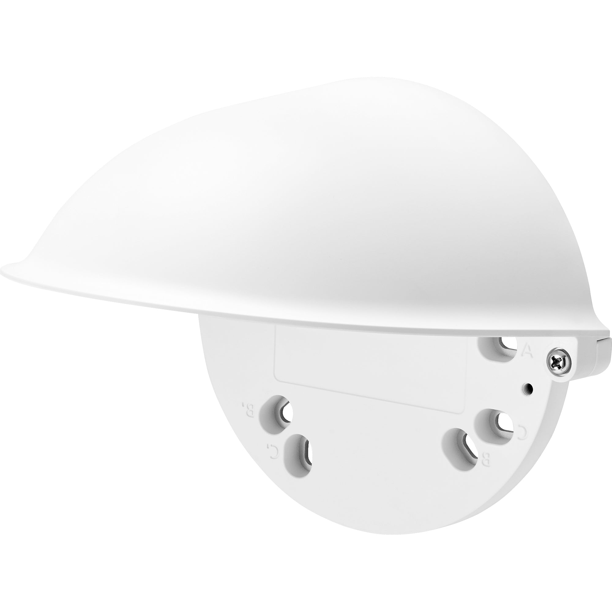 Hanwha Techwin Weather Cap (White) - Wall Mountable - Outdoor - Weather Proof - Aluminum - White