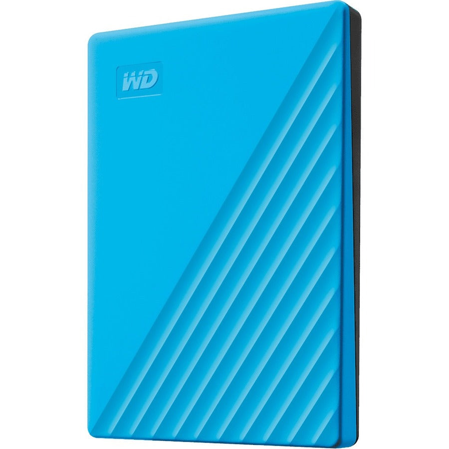 Western WD My Passport WDBPKJ0040BBL-WESN 4 TB Portable Hard Drive - External - Blue