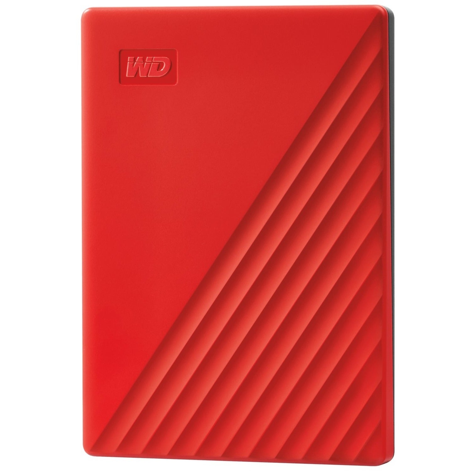 Western WD My Passport WDBYVG0020BRD-WESN 2 TB Portable Hard Drive - External - Red