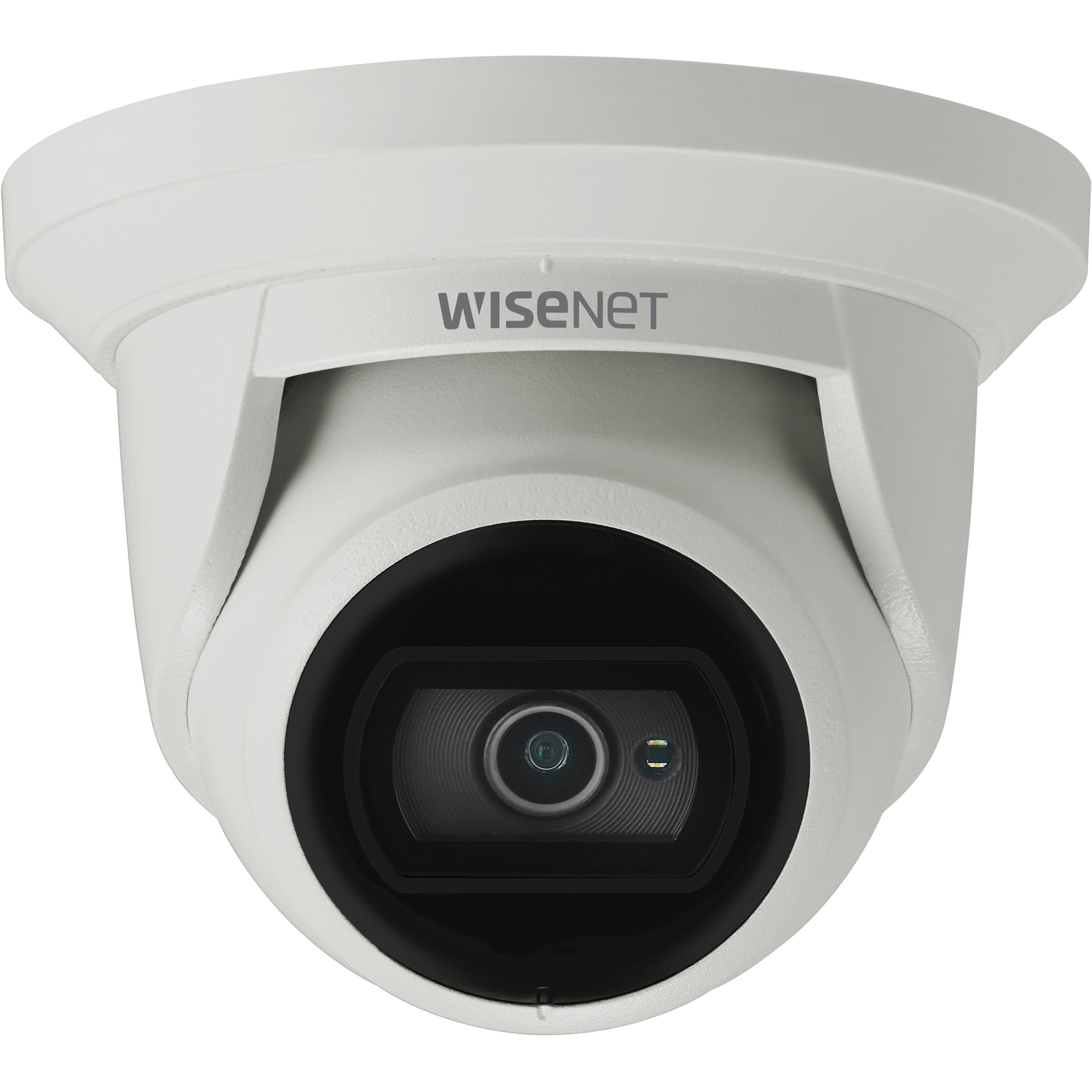HANWHA 5MP MINI IR OUTDOOR FLAT-EYE, 2.8 mm, IK10, White, Wired
