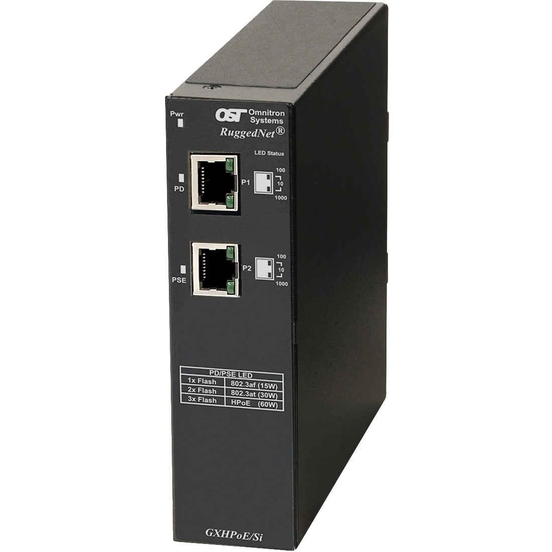 omnitron-systems-ruggednet-industrial-unmanaged-60w-gigabit-poe-extender-with-booster-technology-1