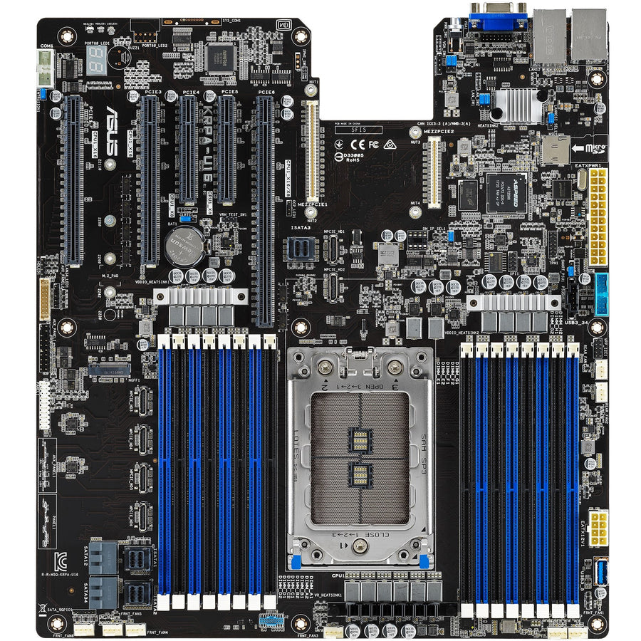 Asus KRPA-U16 Server Motherboard - AMD Chipset - Socket SP3 - SSI EEB