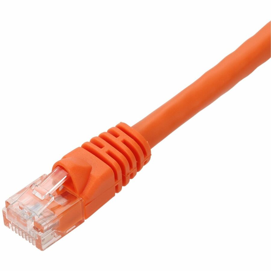 AddOn 1.5ft Orange CAT 6 PVC Ethernet Cable Snagless Bubble Boot RJ-45 M/M