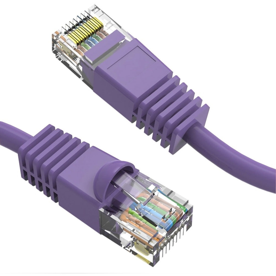 Axiom 9FT CAT6 UTP 550mhz Patch Cable Snagless Molded Boot (Purple)