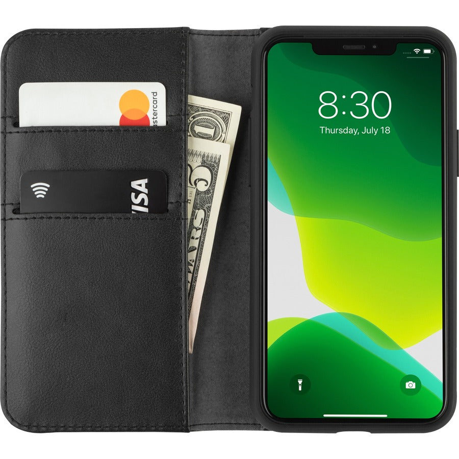 Moshi Overture Carrying Case (Wallet) Apple iPhone 11 Pro Smartphone - Black