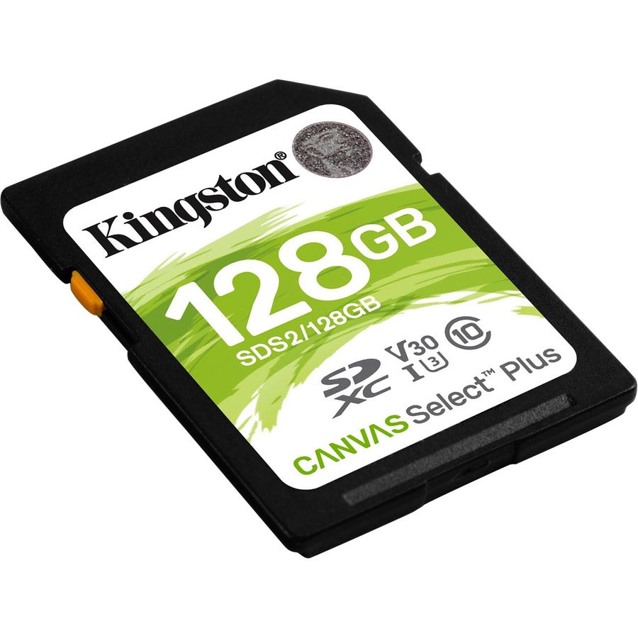 Kingston Canvas Select Plus SDS2 128 GB Class 10/UHS-I (U3) SDXC - 1