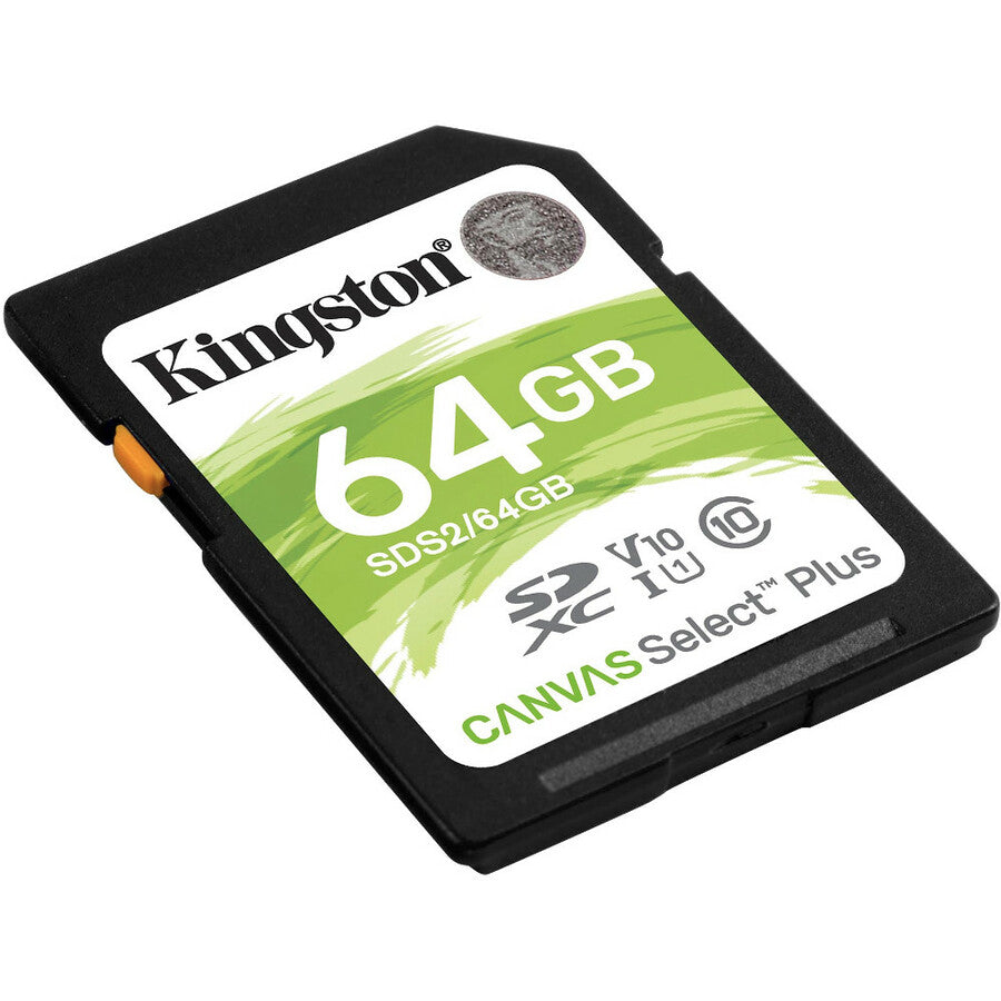 Kingston Canvas Select Plus SDS2 64 GB Class 10/UHS-I (U1) SDXC - 1