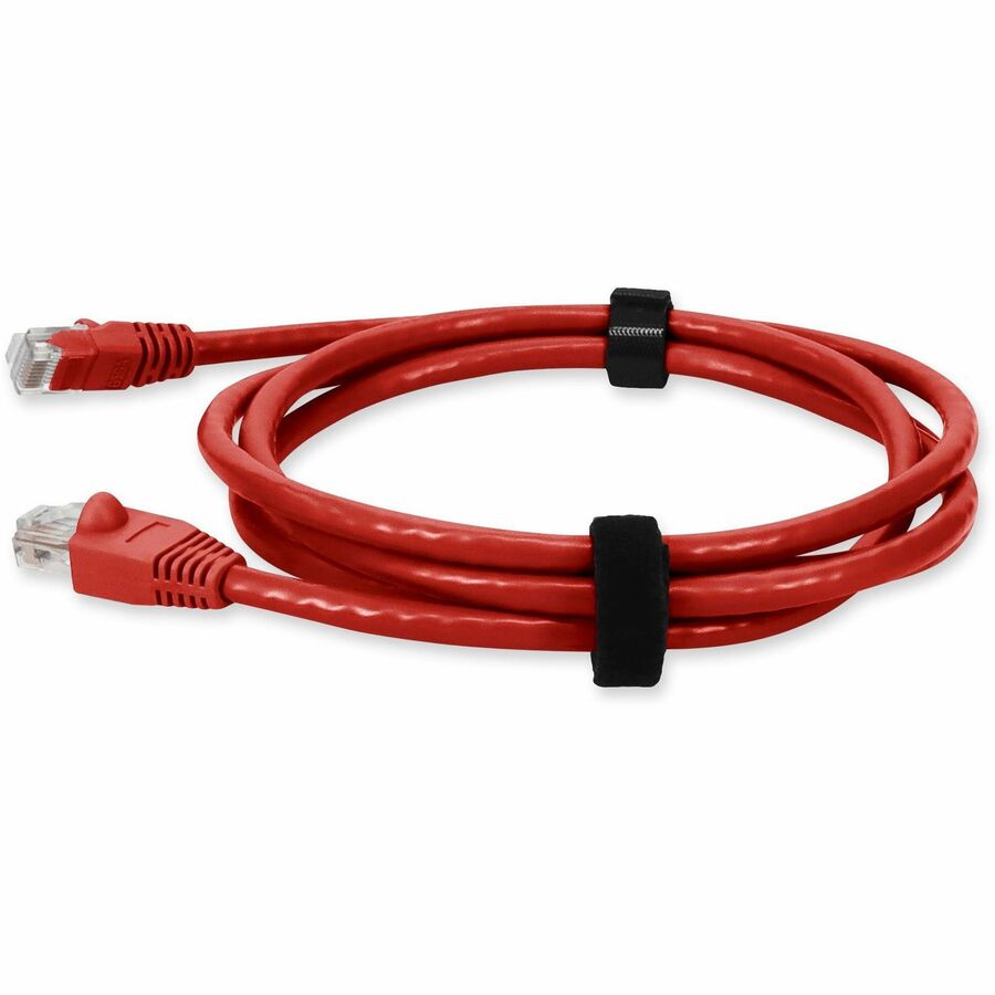AddOn 2ft RJ-45 (Male) to RJ-45 (Male) Red Cat6 Crossover UTP PVC Copper Patch Cable
