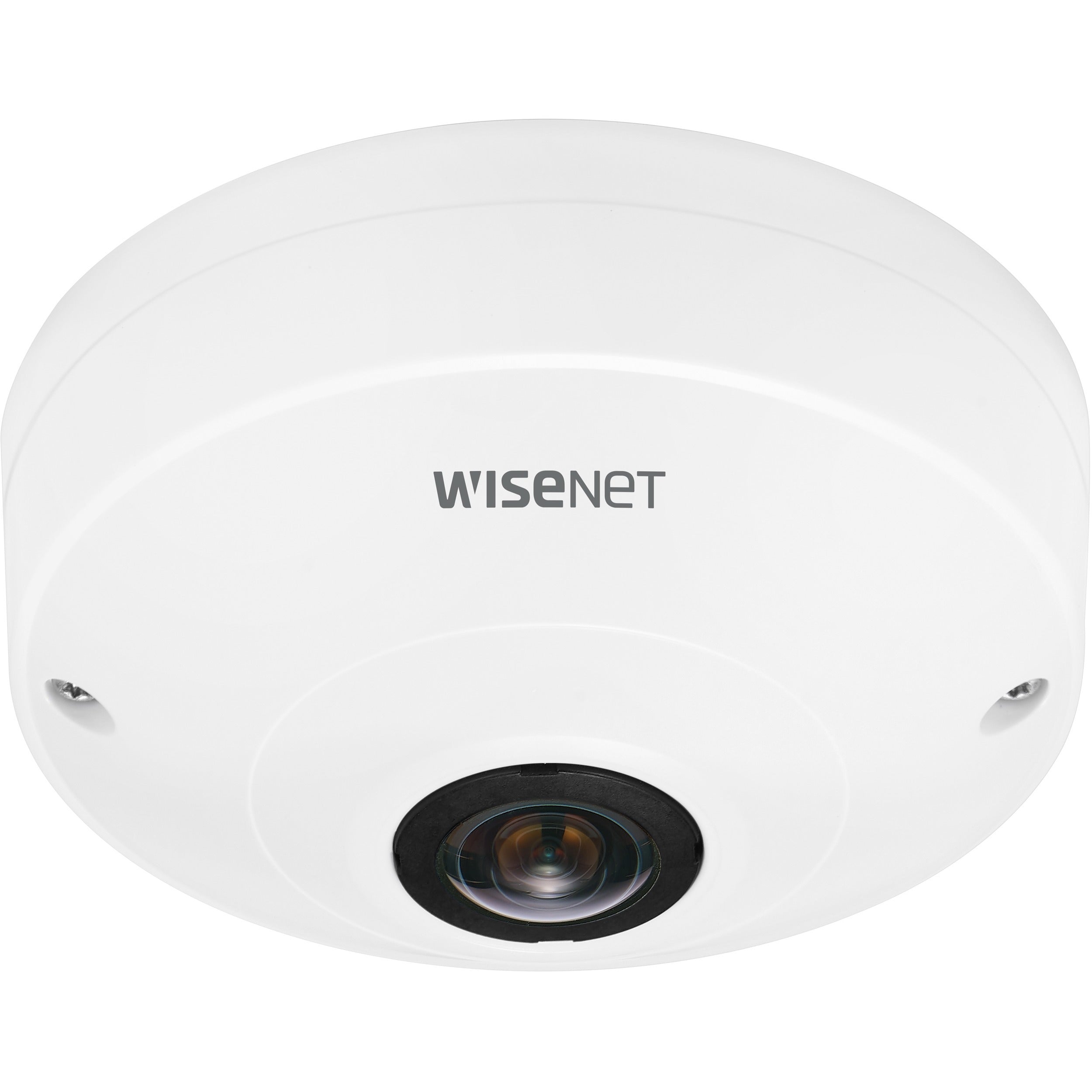 Hanwha Wisenet QNF-8010 6 Megapixel Indoor Network Camera - Color - Fisheye - White