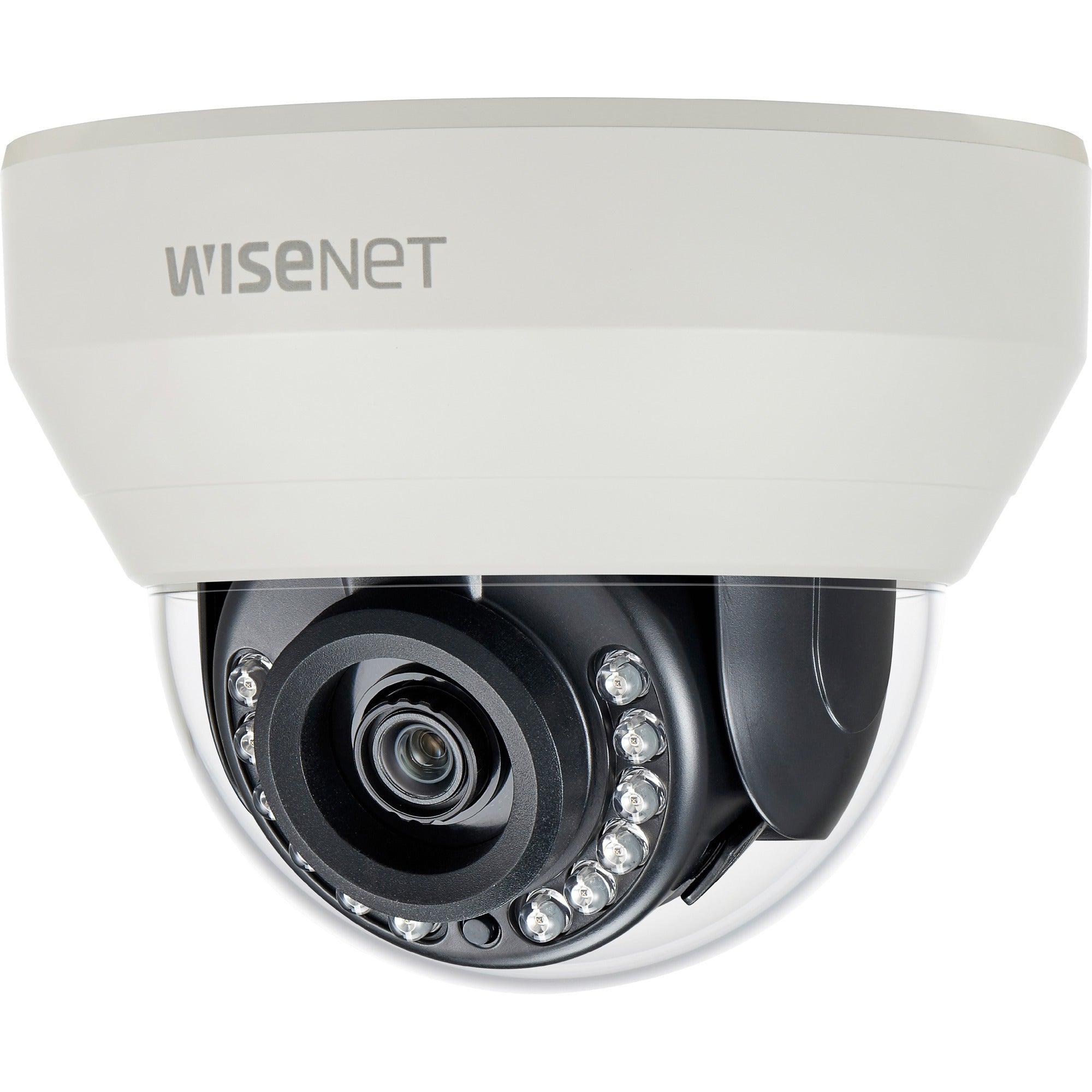 HANWHA Wisenet HCD-7010R 4 Megapixel HD Surveillance Camera - Color, Monochrome - Dome - Ivory, 2.8 mm, HCD-7010RA, Wired
