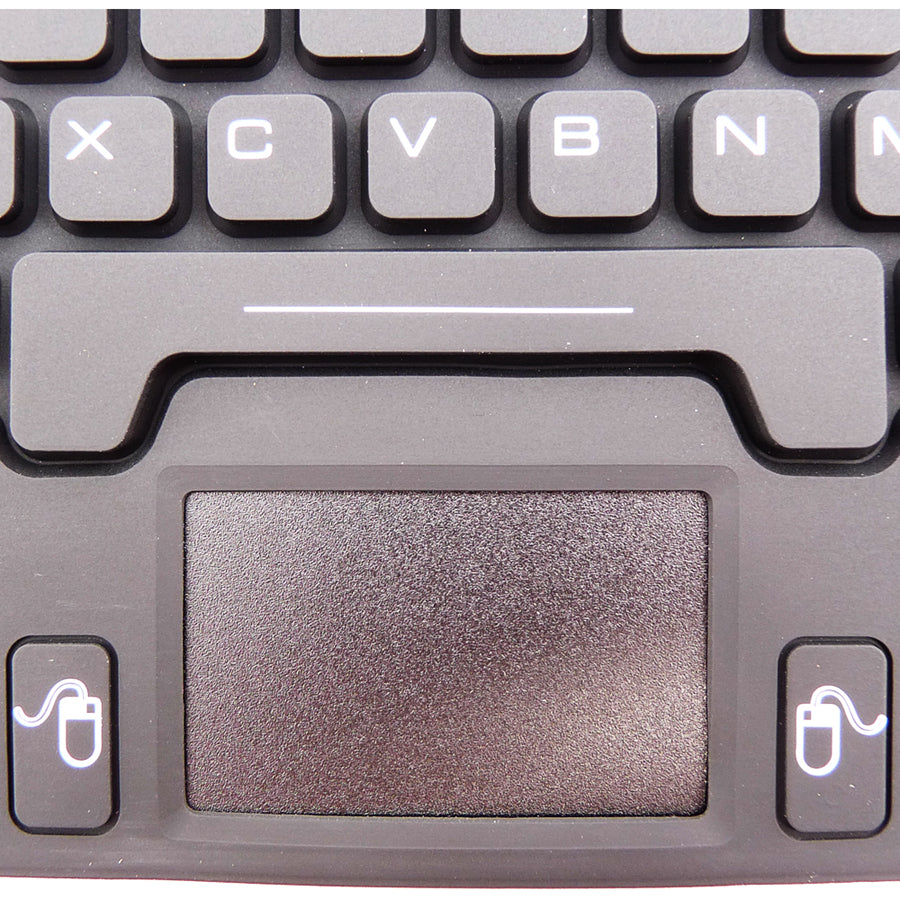 Ergoguys, DSI WATERPROOF IP68 SILICONE MINI SIZE WIRED KEYBOARD WITH TOUCHPAD