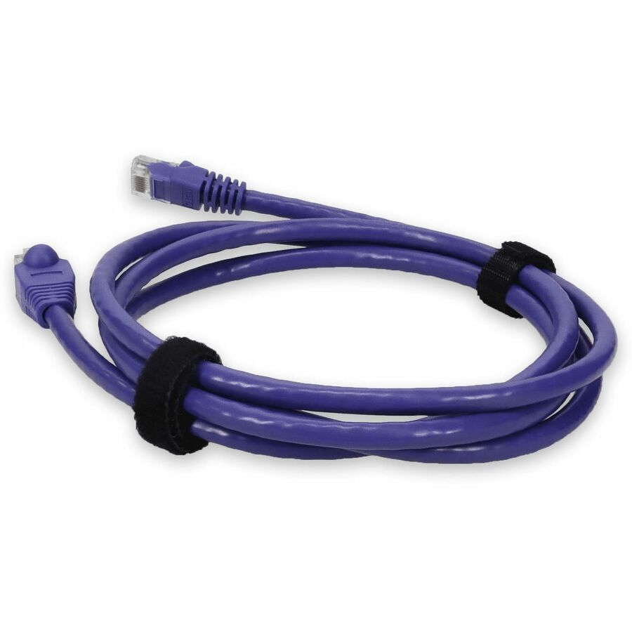 AddOn 10ft RJ-45 (Male) to RJ-45 (Male) Purple Microboot, Snagless Cat6 Crossover UTP PVC Copper Patch Cable