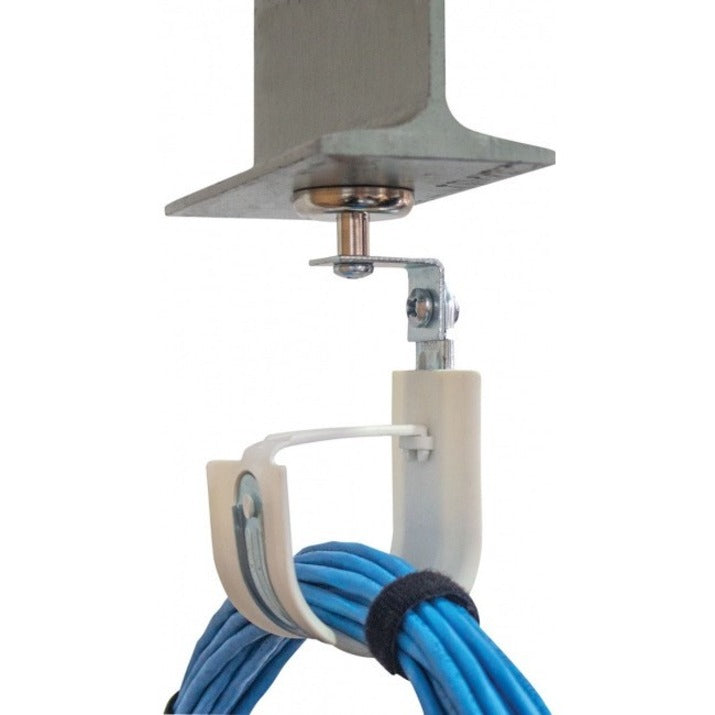 Platinum Tools 2" Top Mount Magnet HPH J-Hook, White, Box Of 10