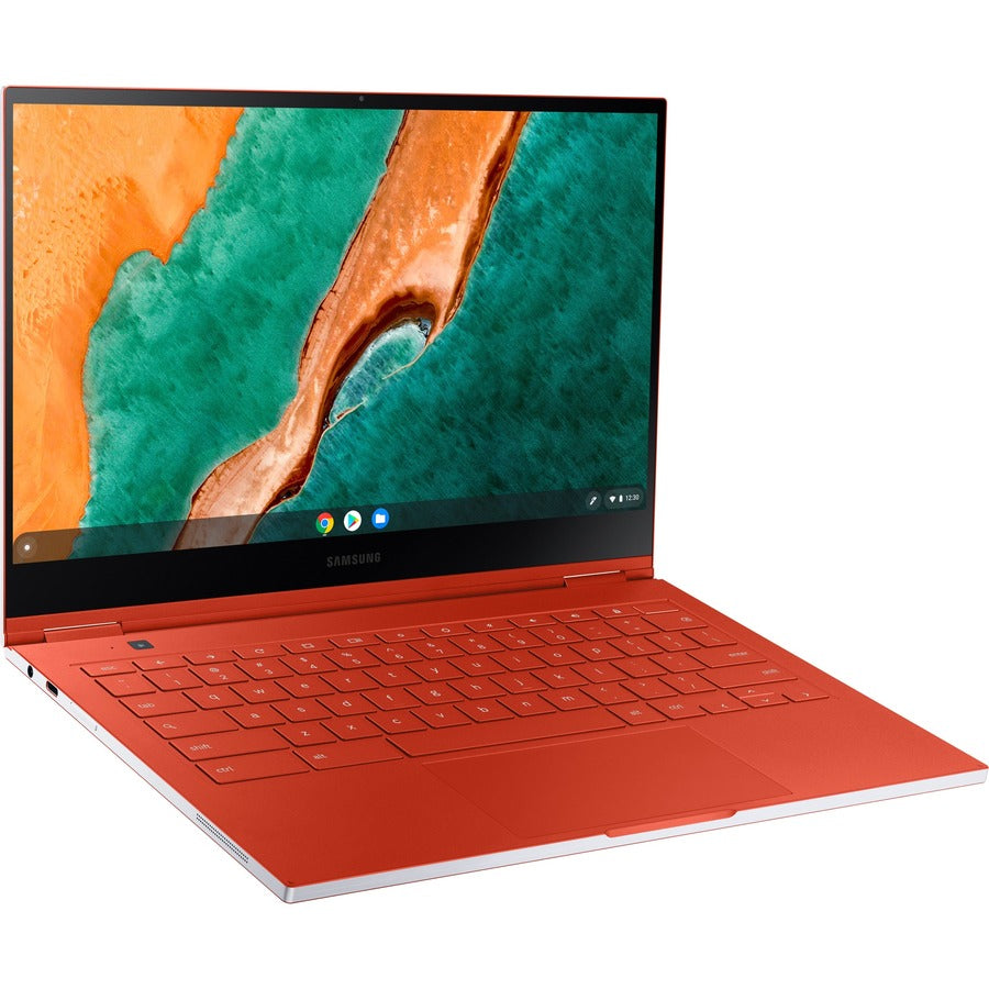 Samsung Galaxy Chromebook XE930QCA-K01US 13.3" Touchscreen Convertible 2 in 1 Chromebook - 4K UHD - Intel Core i5 10th Gen i5-10210U - 8 GB - 256 GB SSD - Fiesta Red