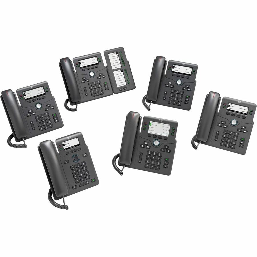 Cisco 6821 IP Phone - Corded - Corded - Wall Mountable