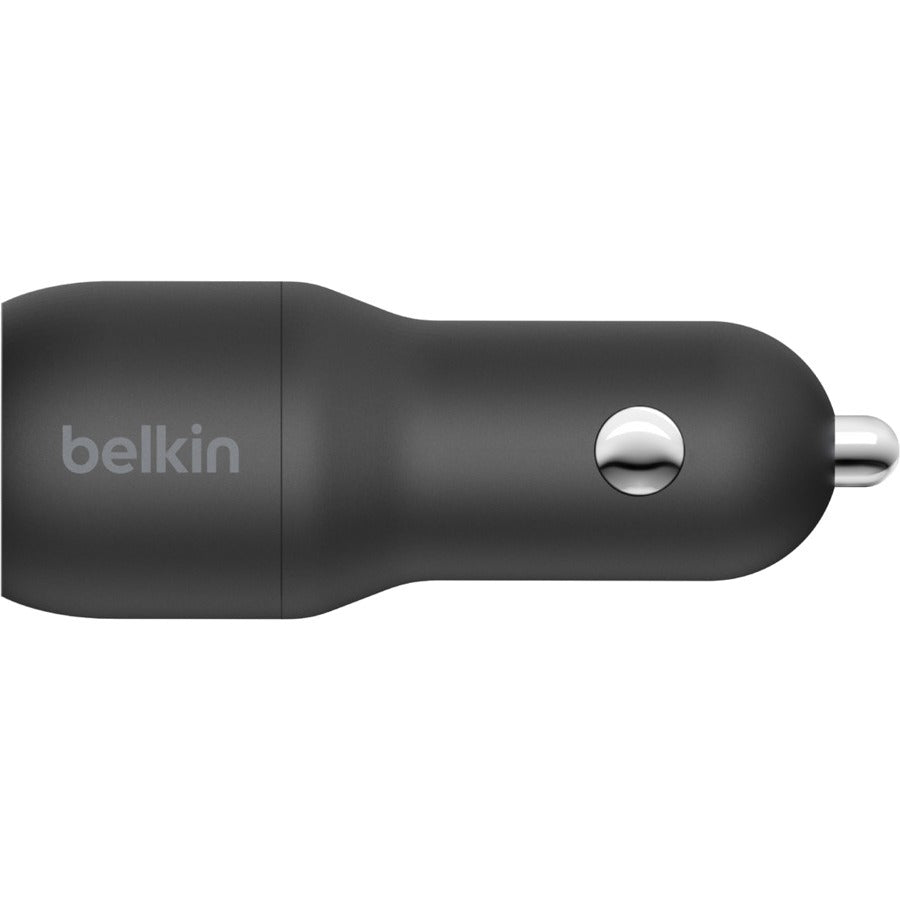 Belkin BoostCharge Dual USB-A Car Charger 24W + USB-A to USB-C Cable