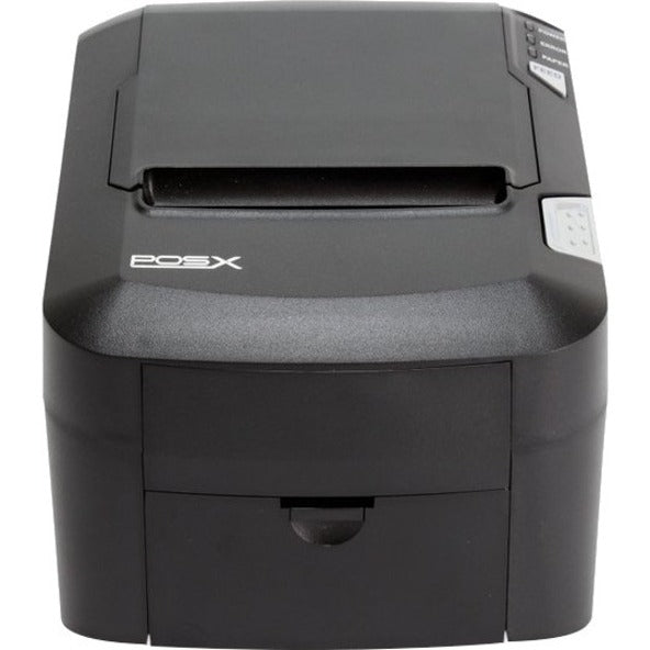 CUSTOM POS-X EVO Green 911LB480200J33 Thermal Transfer Printer - Monochrome - Wall Mount - Receipt Print - Ethernet - USB - Serial - With Cutter - Black, 3.15 in, rf, Wired