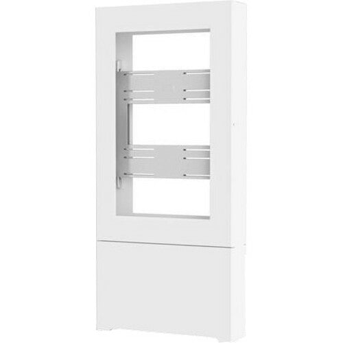 Legrand Chief Impact Floor Mounted Kiosk, Portrait 50" White