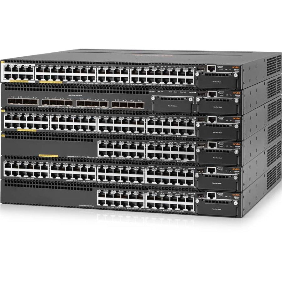HPE 3810M 24SFP+ 250W Switch, 10 Gigabit Ethernet, 10GBase-X, 13.28 lb