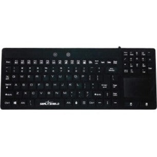 Seal Shield Seal Glow Series Waterproof Silicone Backlit Keyboard With Touchpad