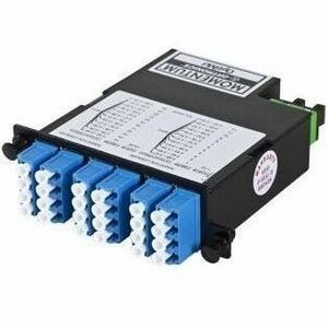 Legrand Ortronics 24-Fiber OS2 M4 Cassette With 24 LC Quad Adapters to 2 MPO M- Tier 1