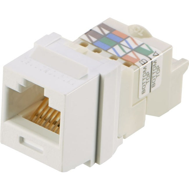 Panduit NK6TMWH Cat.6 Network Connector - 1 x RJ-45 Network Female - White