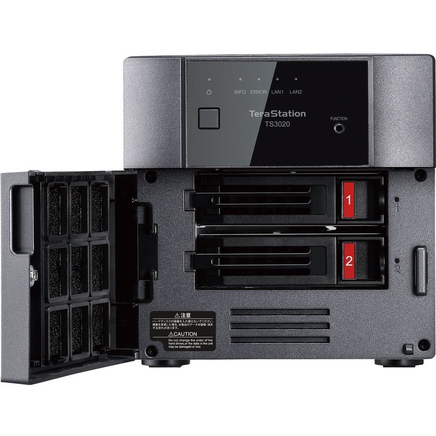 Buffalo TERASTATION 3220DN 4TB NAS, 2.5 Gigabit Ethernet, 9.70 lb, AL-214, TeraStation 3220DN Desktop 4 TB NAS Hard Drives Included