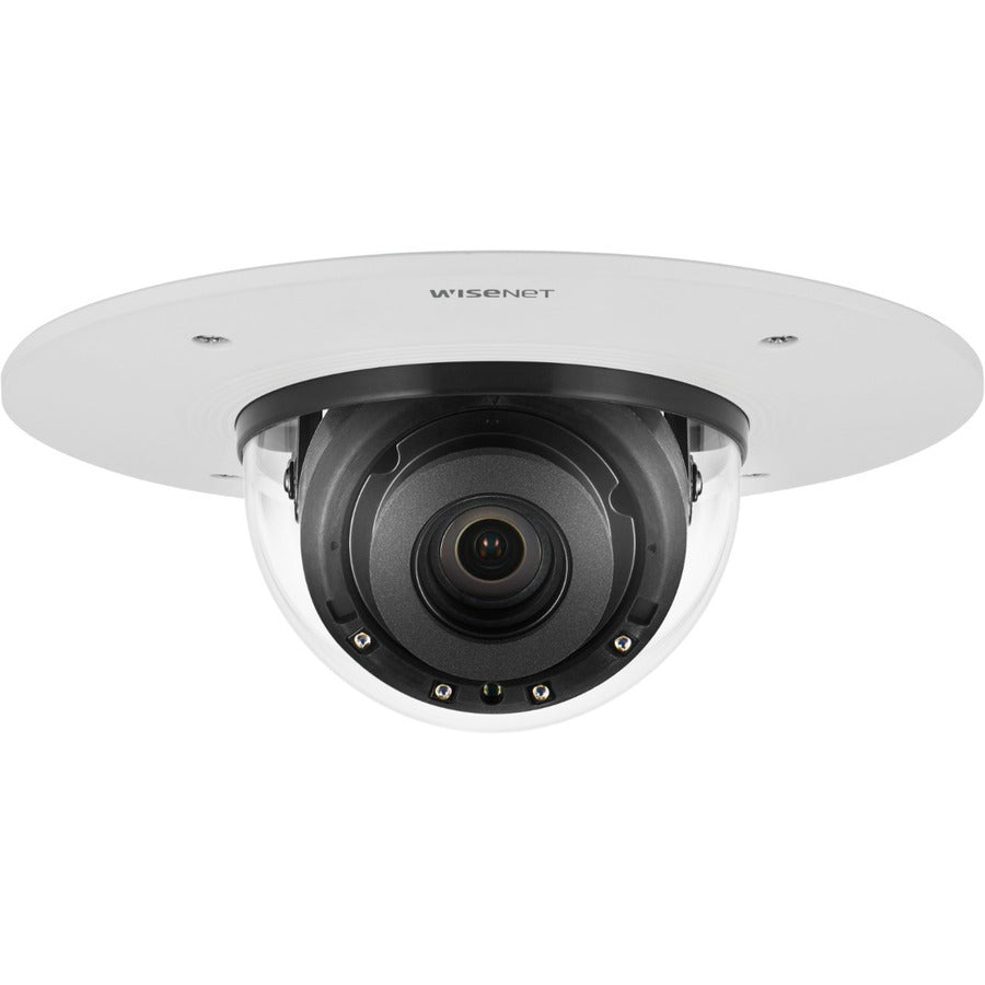HANWHA Wisenet XND-8082RF 6 Megapixel HD Network Camera - Color, Monochrome - Dome - Signal White, 131.23 ft, IK10, Wired
