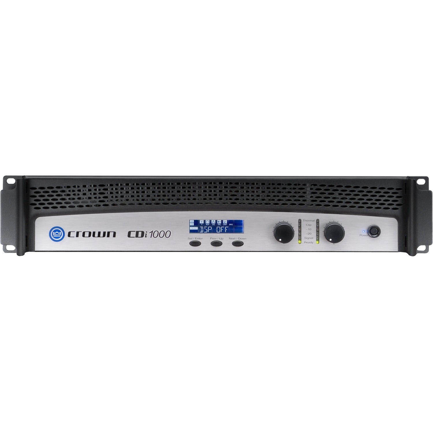 Harman Crown 1000 Amplifier - 1000 W RMS - 2 Channel - Black, Silver