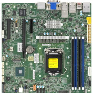 Supermicro X12SCZ-QF Desktop Motherboard - Intel Q470 Chipset - Socket LGA-1200 - Micro ATX