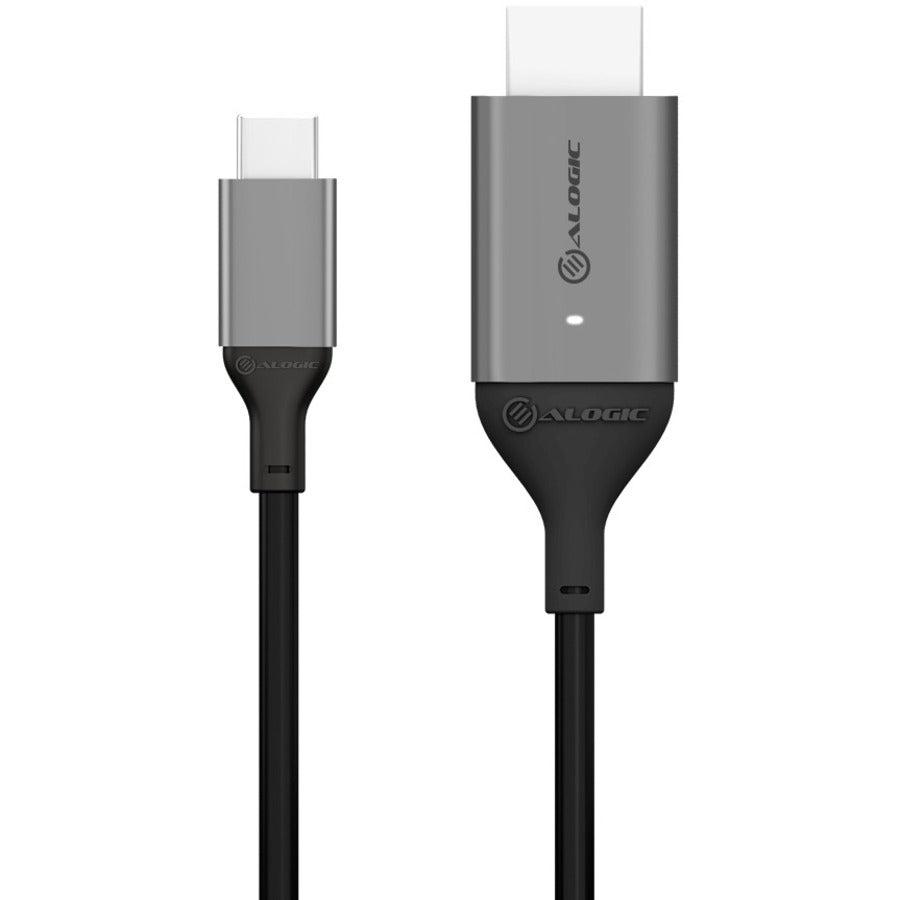 Alogic USB-C (Male) to HDMI (Male) Cable - Ultra Series - 4K 60Hz - Space Grey - 2m