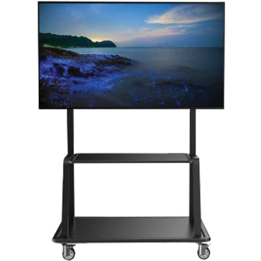 Eaton Tripp Lite Series Heavy-Duty Rolling TV Cart for 60" to 105" Flat-Screen Displays, Locking Casters, Black