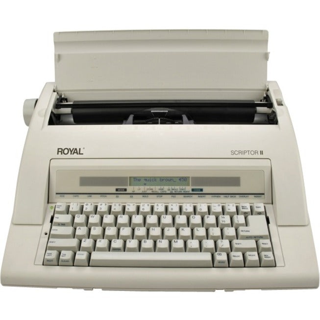Royal Portable Electronic Typewriter With Memory an Display