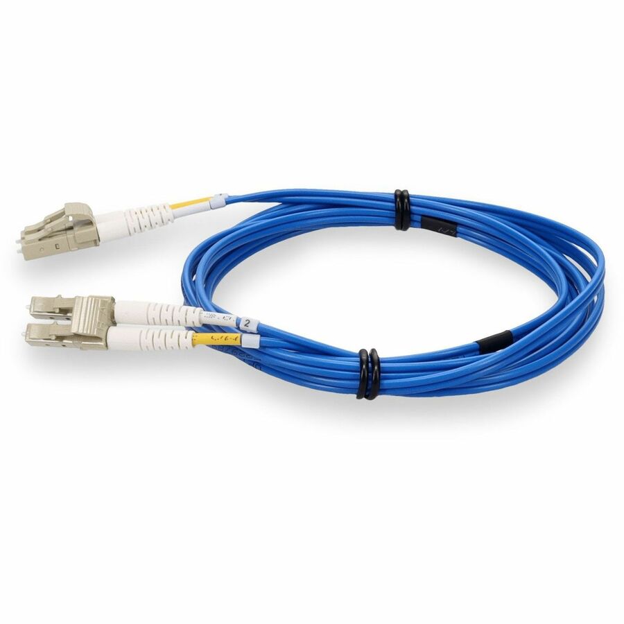 AddOn 4m LC (Male) to LC (Male) Blue OM4 Duplex Fiber OFNR (Riser-Rated) Patch Cable