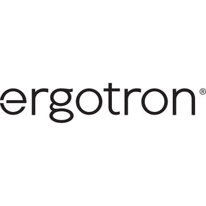 Ergotron Wall Mount Track for Workstation, Mounting Arm, Mounting Bracket, Scanner Shelf, CPU Holder, Wall Mount - Bright White