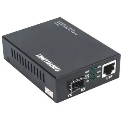 intellinet-10gbase-t-to-10gbase-r-media-converter-1-x-10-gb-sfp-slot-1-x-10gb-rj45-port-with-2-pin-euro-power-adapter