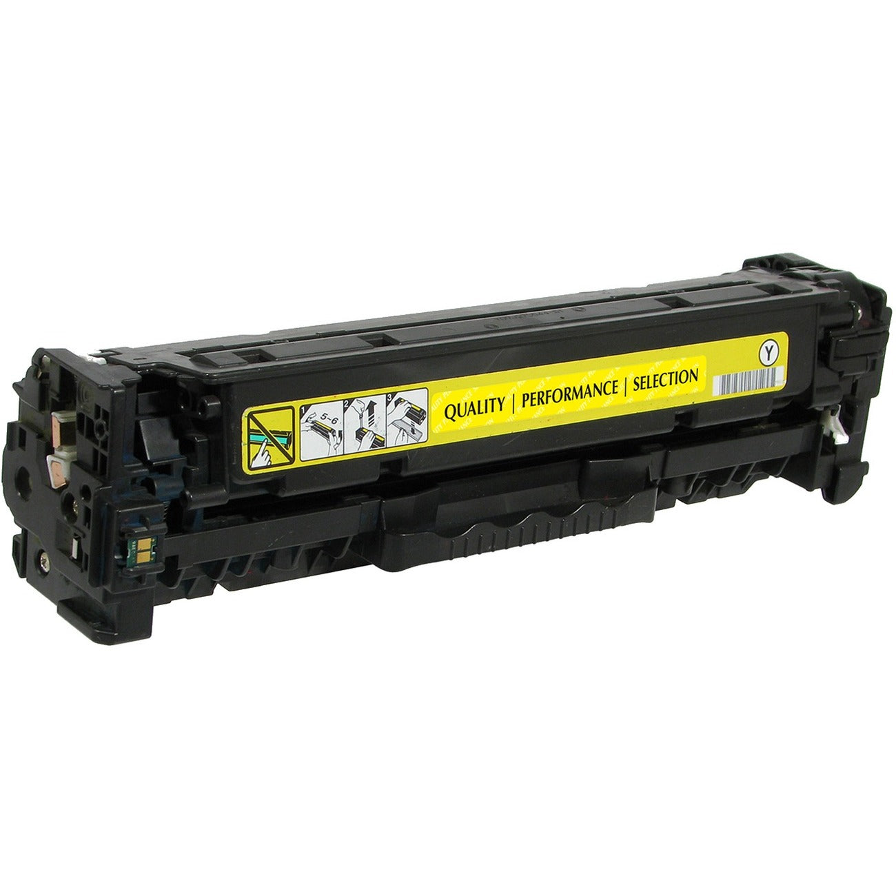 V7 V7JCE412A Remanufactured Jumbo Yield Laser Toner Cartridge (CE412A(J)) - Yellow Pack