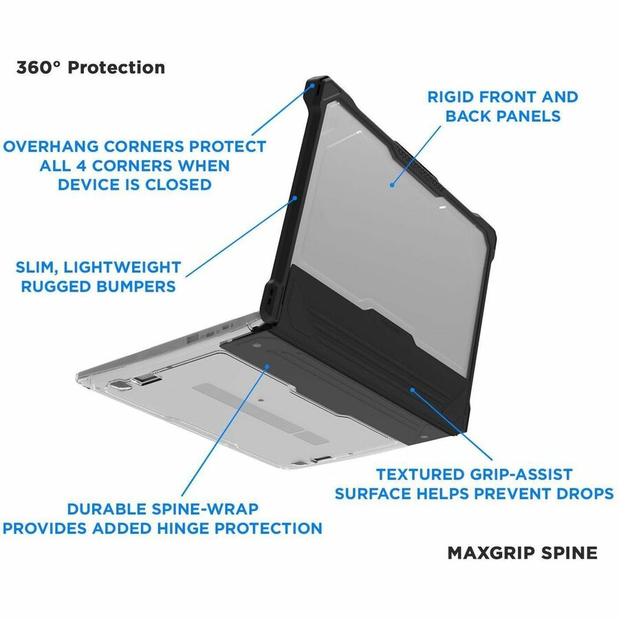 MAXCases Extreme Shell-L for Acer C933 Chromebook 14" (Black)