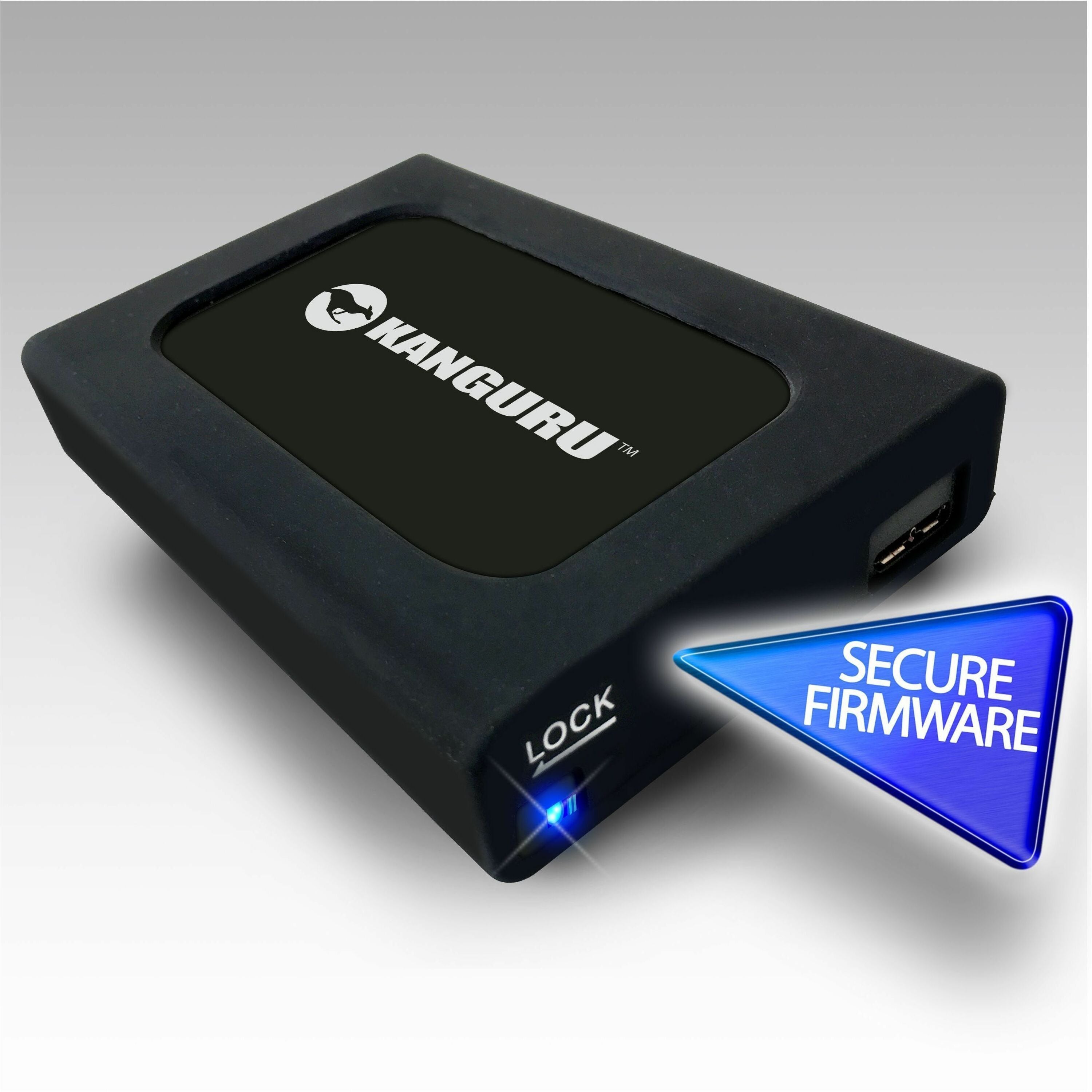 iStorage/Kanguru UltraLock SuperSpeed USB 3.0 Solid State Drive with Physical Write Protect Switch, 4T