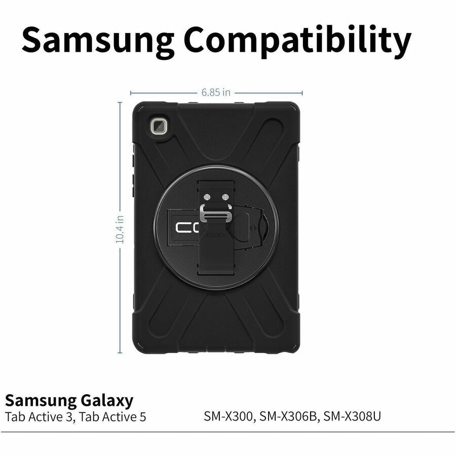 CODi Rugged Carrying Case for 10.4" Samsung Galaxy Tab A7 Tablet - Black