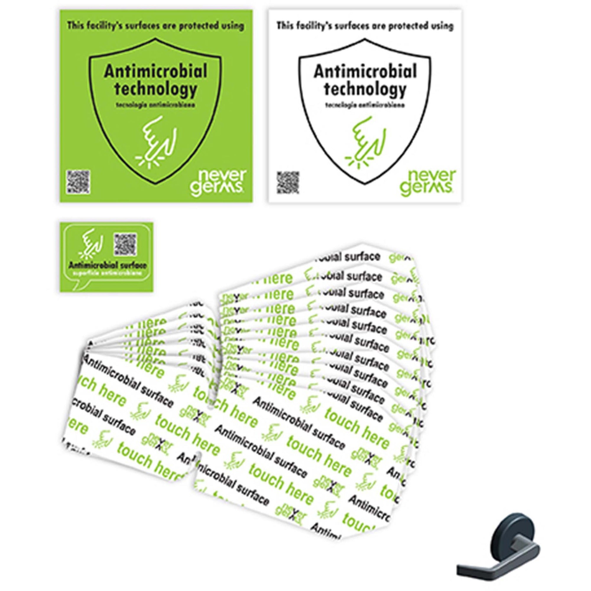 Star ANTIMICROBIAL COVERS DOOR, 16", Clear, Surface Graphic