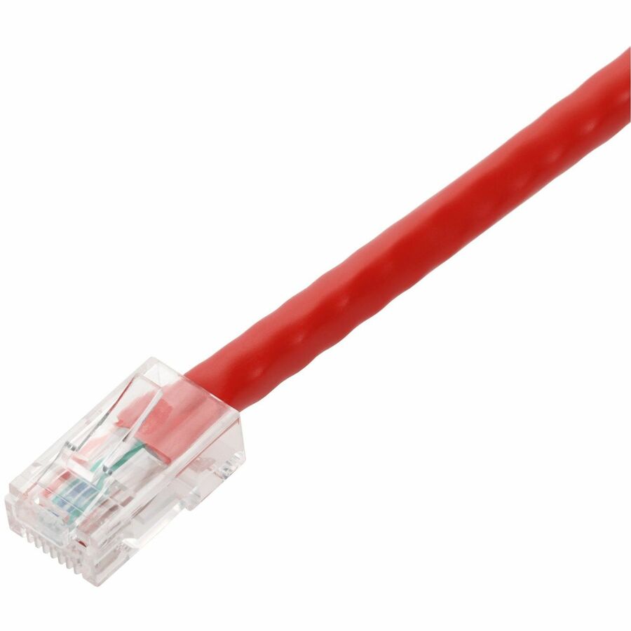 AddOn 10ft Red CAT 6 PVC Ethernet Cable Non-Booted TAA RJ-45 M/M
