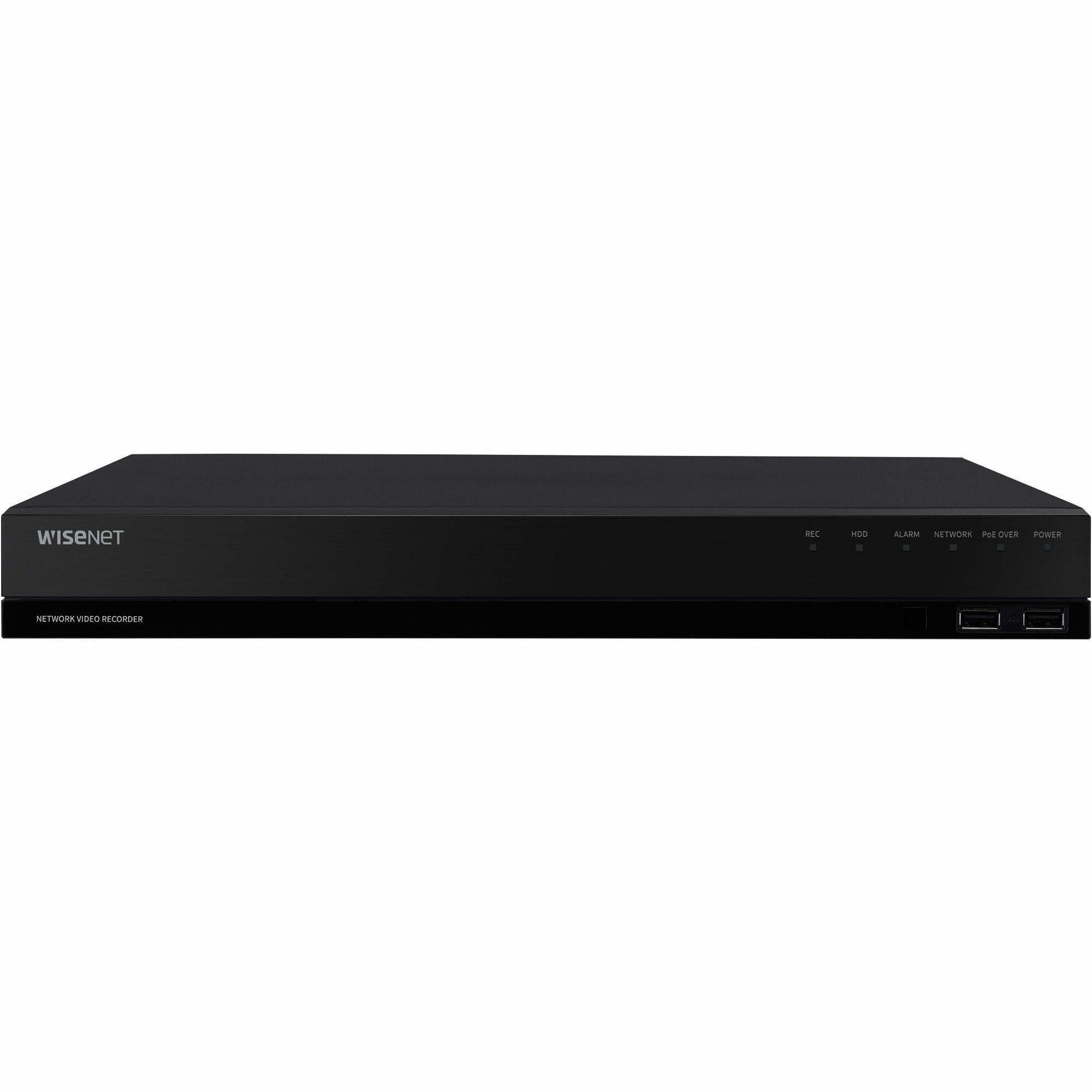 Hanwha Wisenet 8 Channel WAVE PoE+ NVR - 12 TB HDD