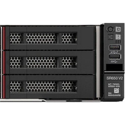Lenovo ThinkSystem SR650 V2 7Z73A03NNA 2U Rack Server - 1 Xeon Silver 4314 2.40 GHz - 32 GB RAM - Serial ATA/600, 12Gb/s SAS Controller